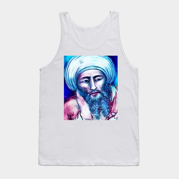 Averroes Snow Portrait | Averroes Artwork 13 Tank Top by JustLit